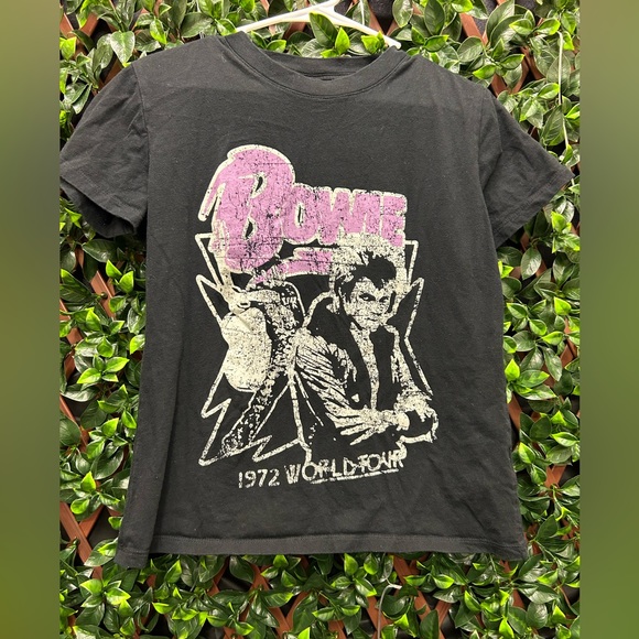 Tops - SOLD!! David Bowie 1972 Graphic Tee - Unisex M